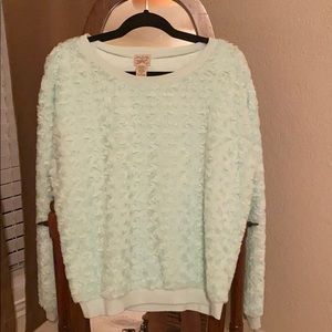 Teal sweater